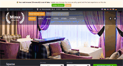 Desktop Screenshot of mirax-hotel.com.ua